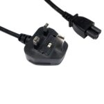 UK Plug to C5 Mains Lead 1M