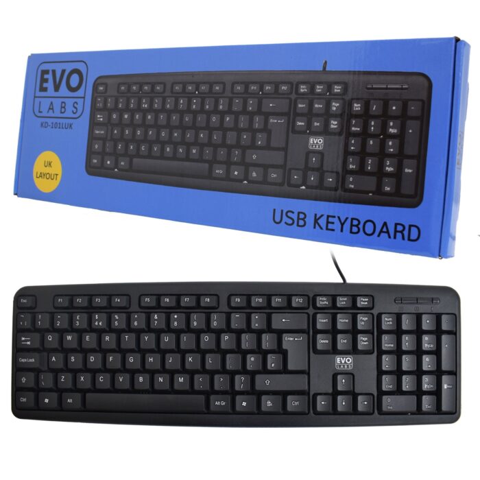 Evo Labs KD-101LUK USB Desktop Keyboard - Image 1