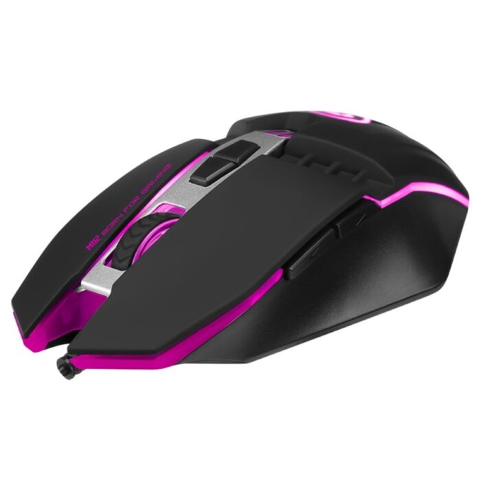 Marvo Scorpion M112 USB 7 Colour LED Black Programmable Gaming Mouse - Image 3