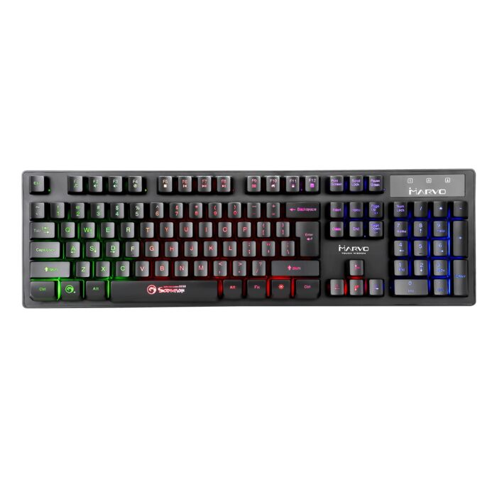 Marvo Scorpion K616A 3 Colour LED USB Gaming Keyboard - Image 3
