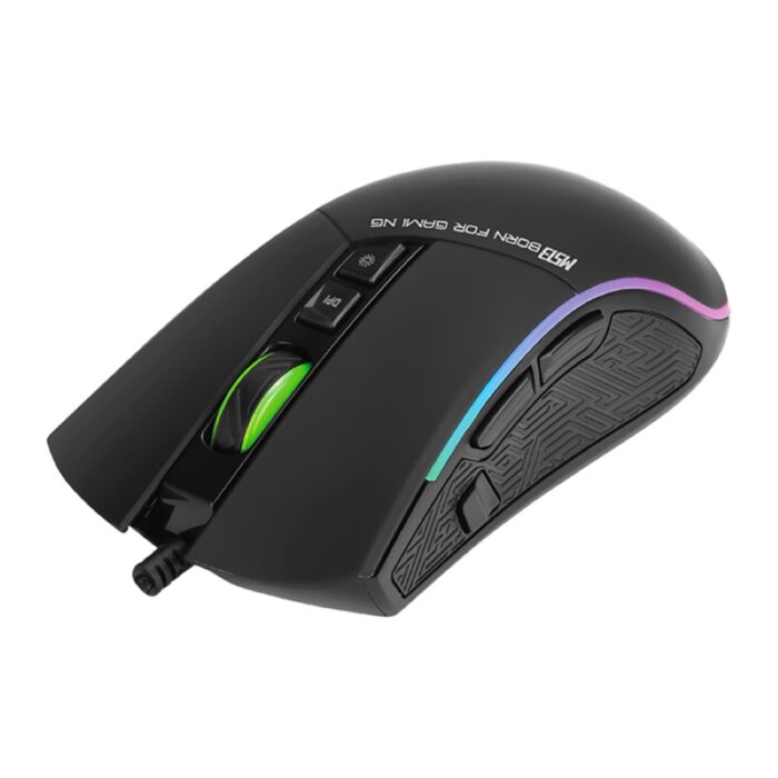 Marvo Scorpion M513 USB RGB LED Black Programmable Gaming Mouse - Image 4