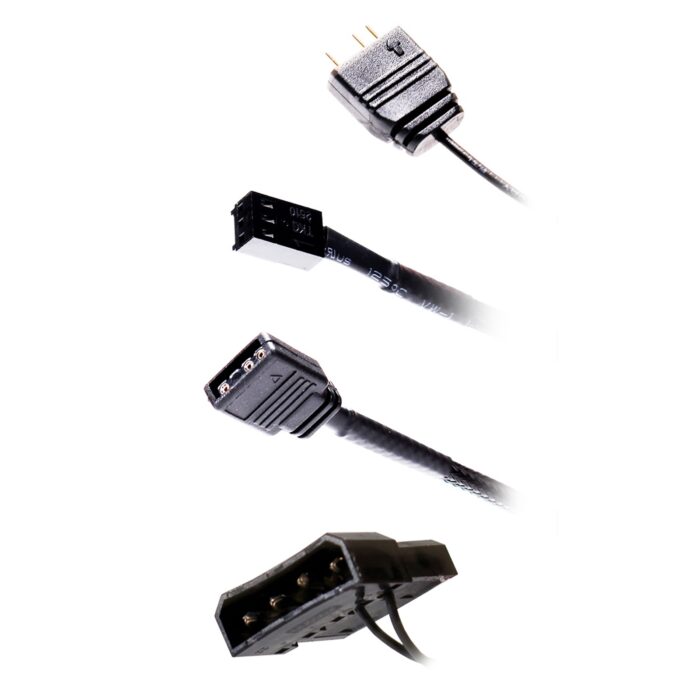 GameMax Razor 120mm 1200RPM PWM Addressable RGB LED Fan - Image 4