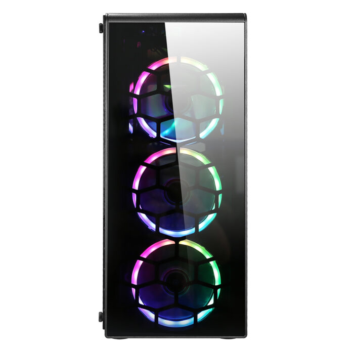 CiT Raider Mid Tower 1 x USB 3.0 / 2 x USB 2.0 4 x RGB FANS - Image 3