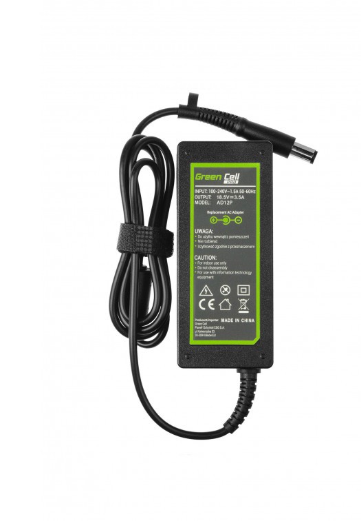thumbnail image 2 of 18.5V 3.5A Power Supply Adapter For HP Compaq Presario CQ57-229WM CQ60-216DX - With Power Cord 2 of 4
