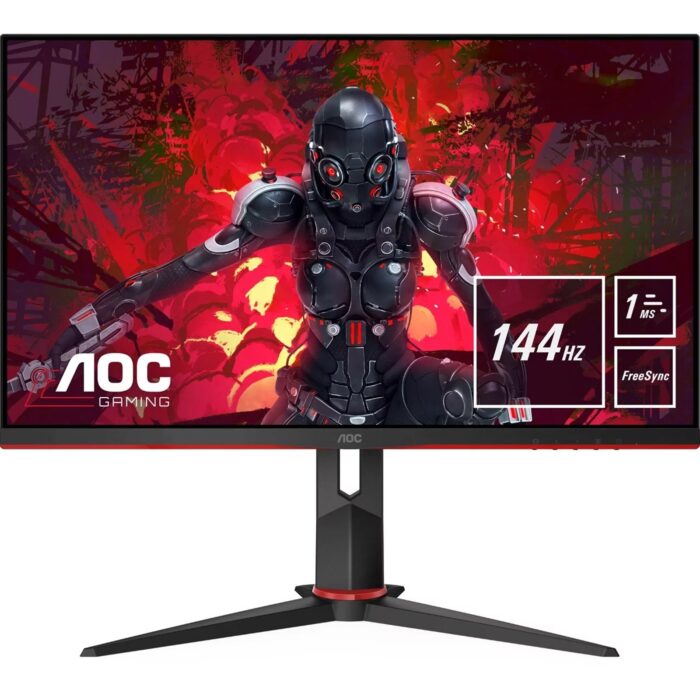 AOC 27G2U/BK 27" Full HD LED 144Hz IPS 1ms Gaming Black/Red Monitor - Image 1