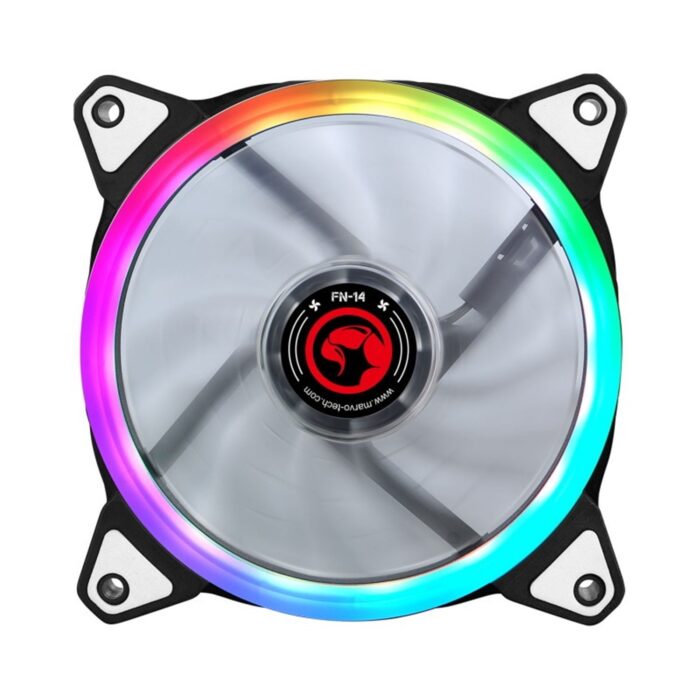 Marvo Scorpion FN-14 RGB 120mm 1100RPM RGB LED Fan - Image 2