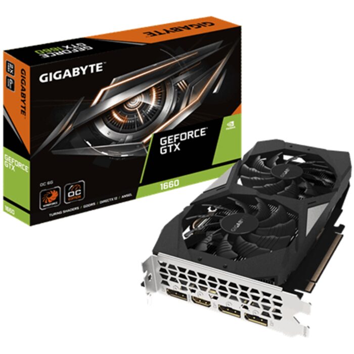 Gigabyte Nvidia GeForce GTX 1660 OC 6GB Double Fan Graphics Card - Image 1