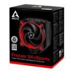 Arctic Freezer 34 eSports Edition Heatsink & Fan, Black & Red, Intel & AMD
