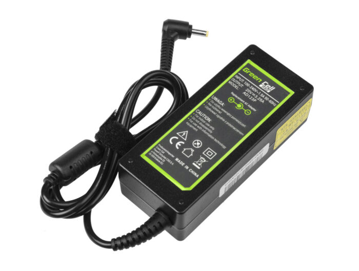 green-cell-pro-charger-ac-adapter-for-lenovo-65w-20v-325a-40mm-17mm Green Cell PRO Charger AC Adapter 65W / 20V 3.25A / 4.0mm-1.7mm AD123P for Lenovo / Delta / Chicony / Liteon - Image 1