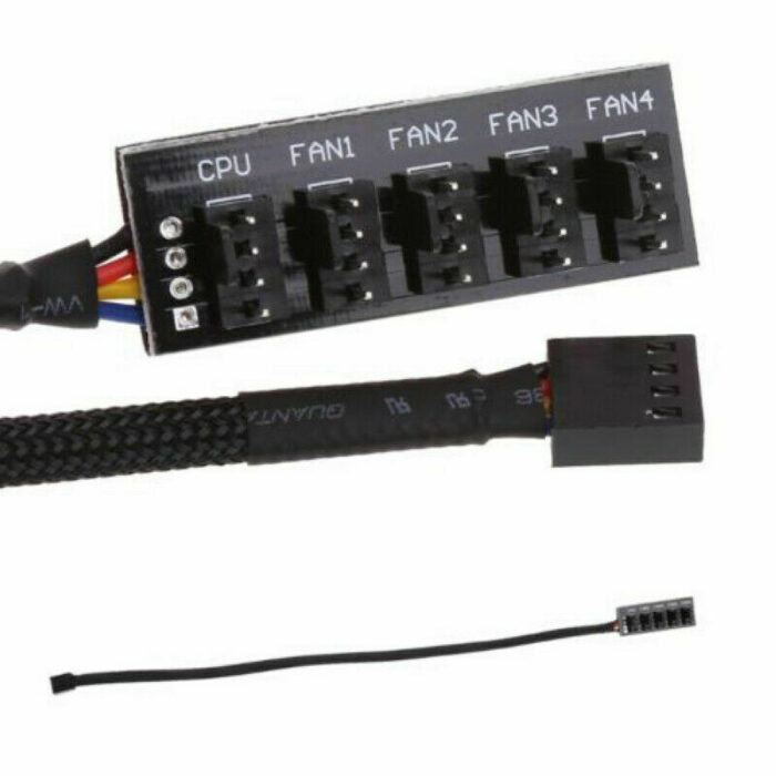 s-l1600 (uuyuy 5 port Fan Splitter Hub 4-Pin PC PWM CPU Cooling - Image 2