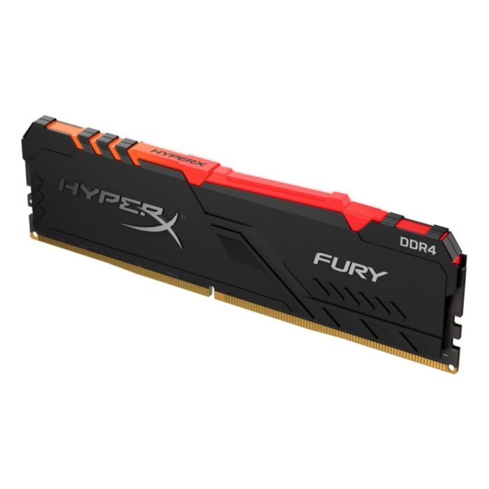 137123 Kingston HyperX Fury RGB 8GB Black Heatsink (1 x 8GB) DDR4 3200MHz - Image 2