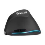 Marvo Scorpion M703W Wireless Blue LED Black Right-Handed Ergonomic Rechargeable Gaming Mouse - Image 4