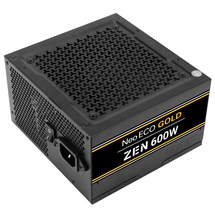 Antec Neo ECO Gold Zen 600W 120mm Silent Fan 80 PLUS Gold PSU - Image 1