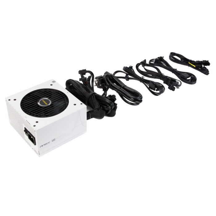 Antec EarthWatts Gold Pro White 750W 120mm Silent Fan 80 PLUS Gold Semi Modular PSU - Image 5