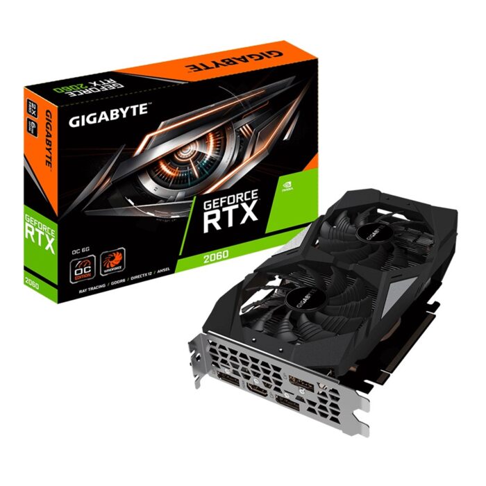 GRGIG-N206OC6 Gigabyte Nvidia GeForce RTX 2060 OC 6GB Dual Fan - Image 1