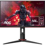 AOC 24G2U/BK 23.8" Full HD LED 144Hz Widescreen IPS HDMI/Display Port Freesync 1ms Gaming Black/Red Monitor
