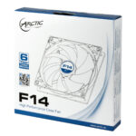Arctic F14 14cm Case Fan, Black & White, 9 Blades, Fluid Dynamic - Image 2