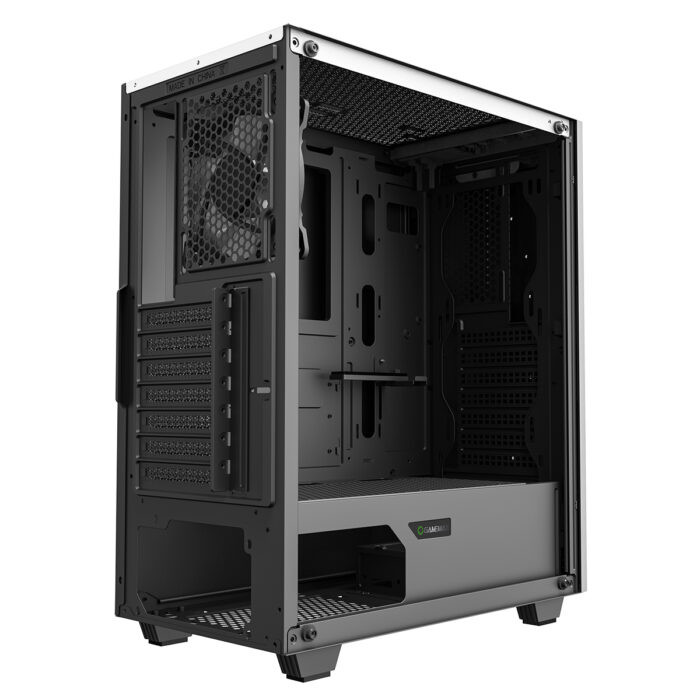 GameMax White Diamond Mid Tower Case with Addressable RGB LED - Image 6