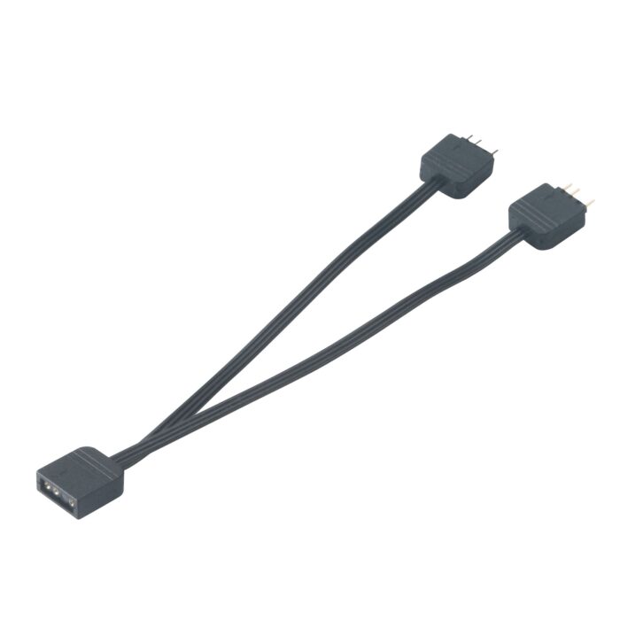 Akasa 1-to-2 Addressable RGB LED Splitter Cable - Image 2