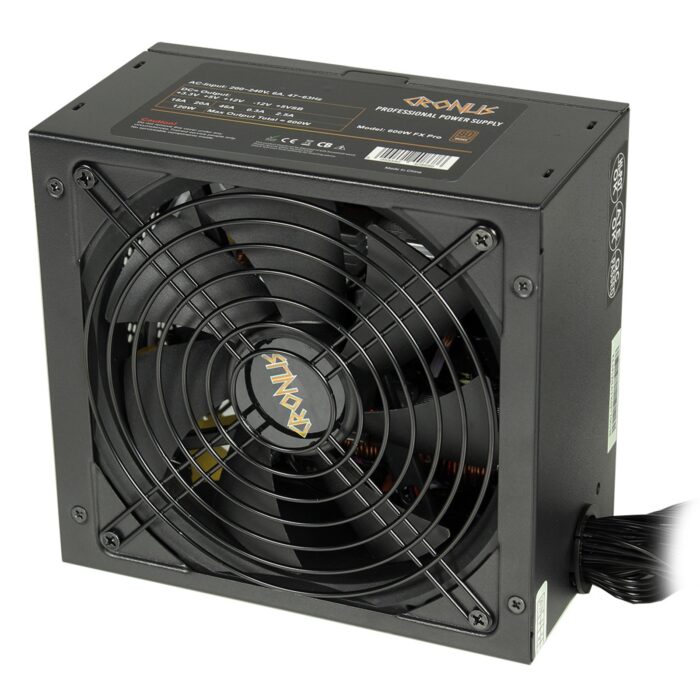 Cronus FX PRO 600W 140mm Silent Fan 80 PLUS Bronze PSU - Image 4