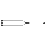 1-to-3 Splitter 4 pin RGB header