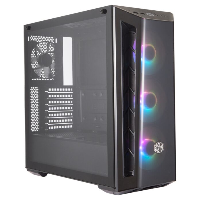 Cooler Master MasterBox MB520 ARGB Mid Tower 2 x USB 3.0 Addressable RGB LED Fans - Image 1