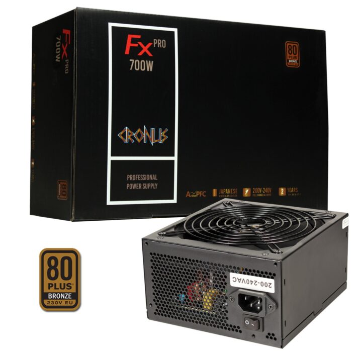 Cronus FX PRO 700W 140mm Silent Fan 80 PLUS Bronze PSU - Image 1
