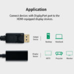 Display Port DP Male to HDMI Female Cable Converter - Image 2
