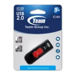 8GB Team C141 USB 2.0 Red USB Flash Drive