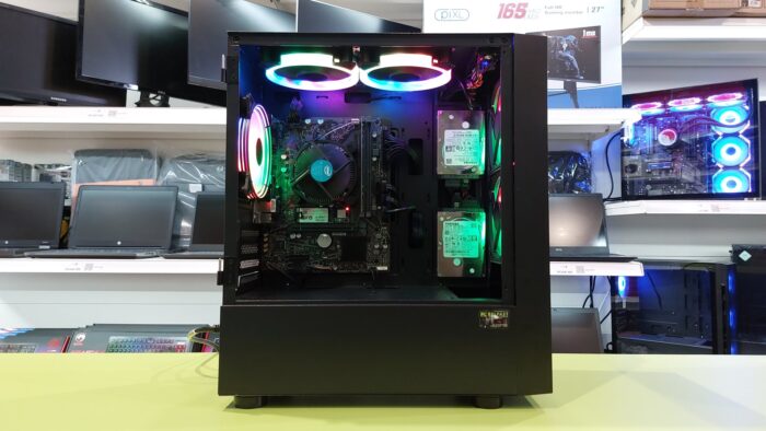Custom Gaming Desktop CIT Slammer / Intel i5 10th Gen @ 4.60GHz / 16GB RAM / 256GB M.2 & 1TB HDD / Intel UHD 630 - Image 2