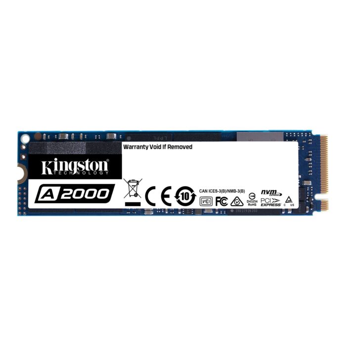 Kingston A2000 (SA2000M8/500G) SSD NVMe PCIe M.2 2280, 500 GB - Image 1
