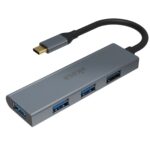 Akasa AK-CBCA25-18BK USB Type-C 4 Port Hub - Image 2