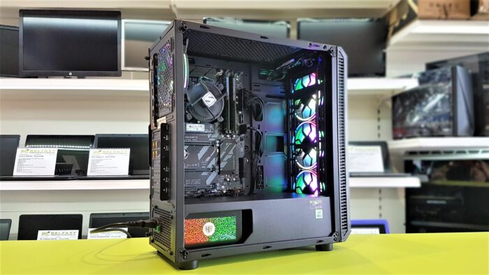 Custom Gaming Desktop CIT SAHARA / Intel i5 8th Gen 4.10GHz / 8GB RAM / 256GB M.2 & 1TB HDD / MULTIPLE GRAPHICS OPTIONS / Windows 11 - Image 4