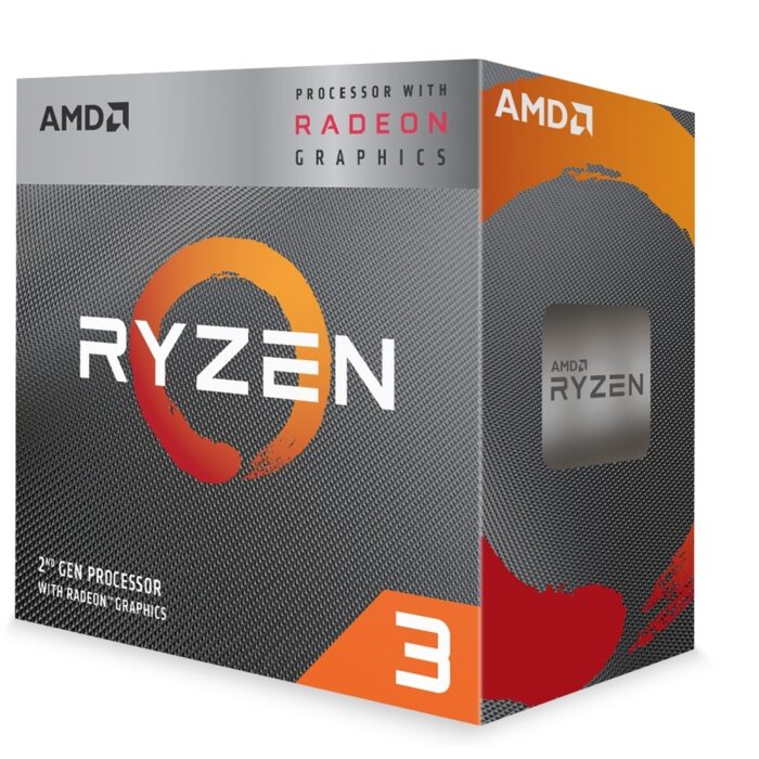 PRAMD-3200G AMD Ryzen 3 3200G with Radeon Vega 8 Graphics 3.6Ghz Quad Core AM4 - Image 1