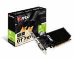 MSI GeForce GT 710 1GB DDR3 with passive 0dB efficient cooling