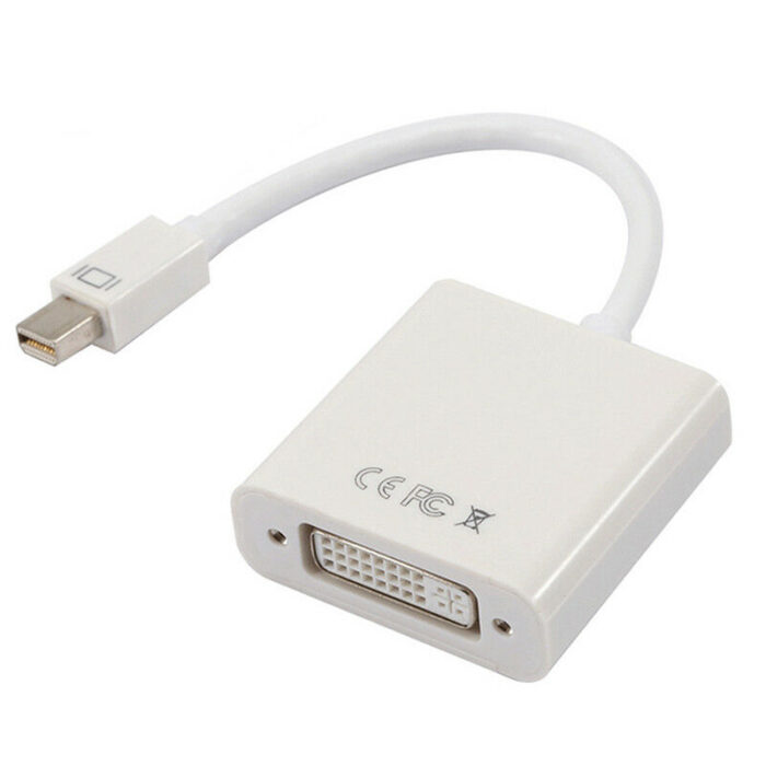 s-l1600 (12)2 Mini DP To DVI Cable Adapter Converter Thunderbolt Display Port - Image 1