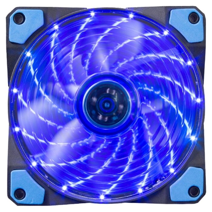 141192 Marvo Scorpion FN-10 Blue 120mm 1200RPM Blue LED Fan - Image 2