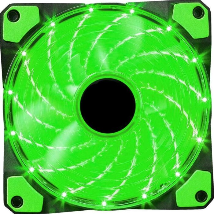 Marvo Scorpion FN-10 Green 120mm 1200RPM Green LED Fan - Image 2