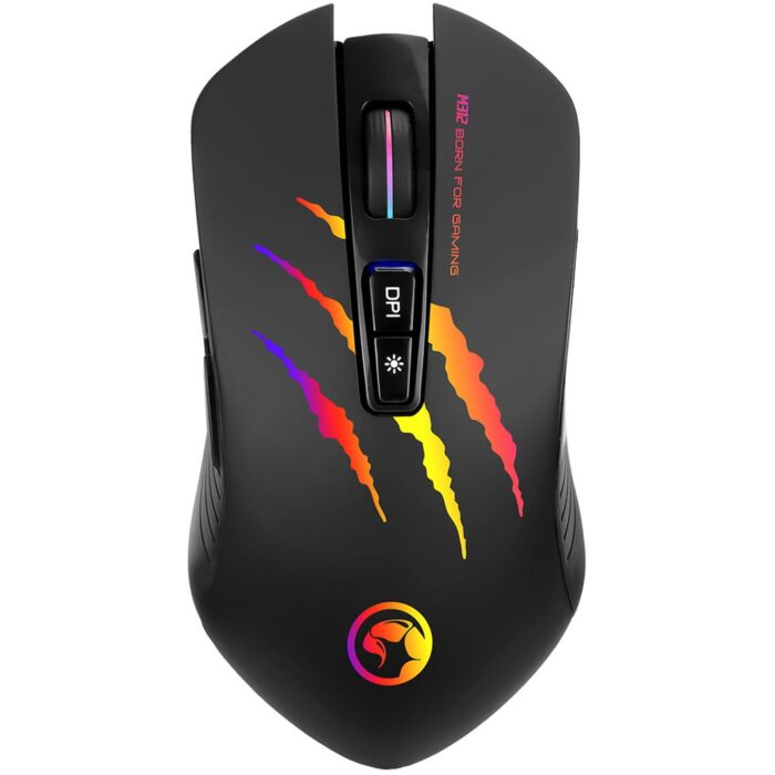 Marvo Scorpion M312 USB RGB LED Black Programmable Gaming Mouse - Image 2