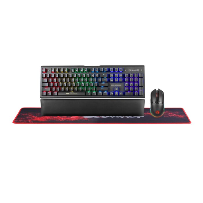 KEMAR-CM420-UK Marvo Scorpion CM420-UK 3-in-1 Gaming Kit, Mechanical Keyboard - Image 1