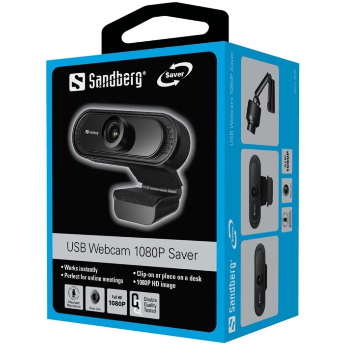Sandberg USB 1080p Saver Webcam with Microphone - Image 2