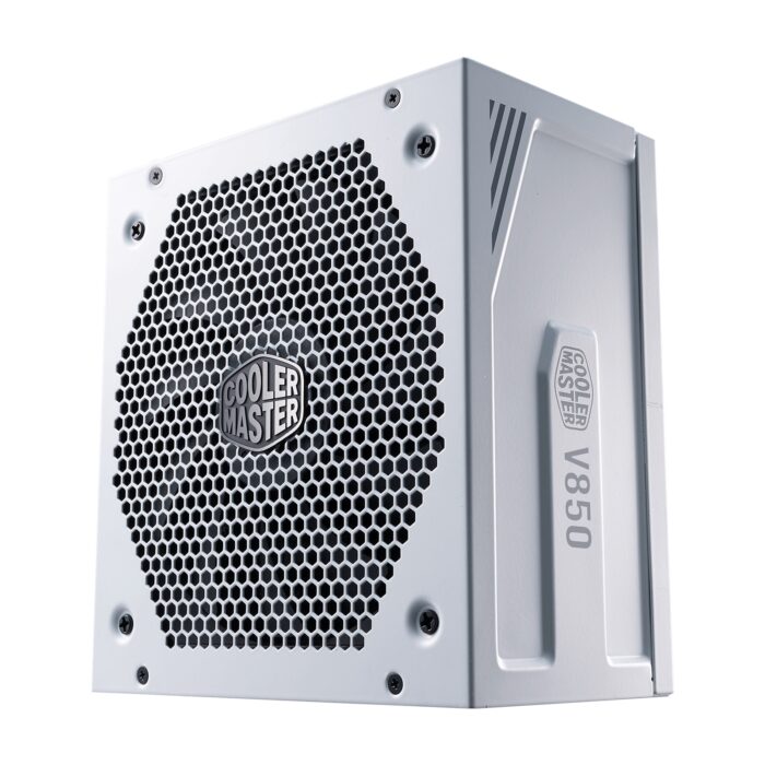 Cooler Master V850 Gold V2 White Edition 850W 135mm Silent FDB Fan 80 PLUS Gold Fully Modular PSU - Image 2