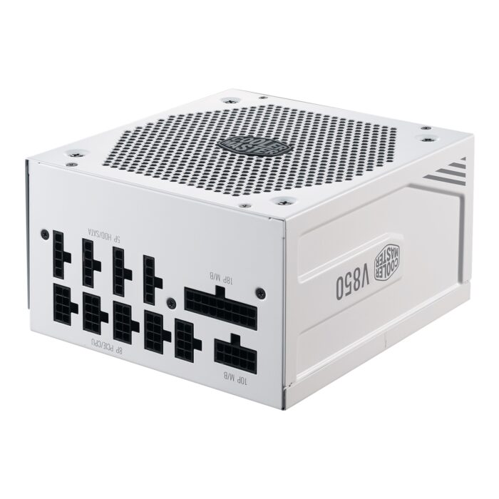 Cooler Master V850 Gold V2 White Edition 850W 135mm Silent FDB Fan 80 PLUS Gold Fully Modular PSU - Image 4