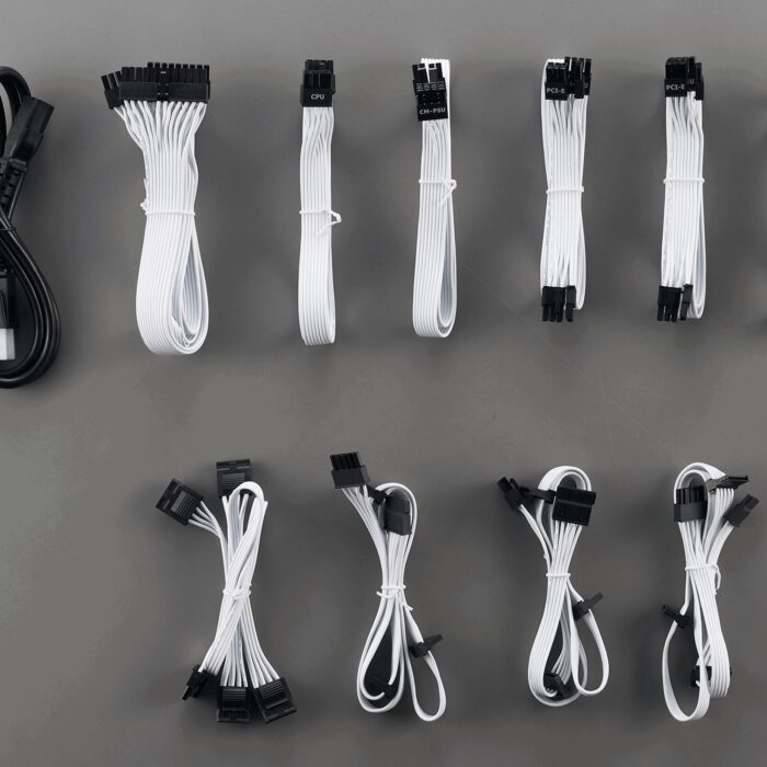 Cooler Master V850 Gold V2 White Edition 850W 135mm Silent FDB Fan 80 PLUS Gold Fully Modular PSU - Image 6