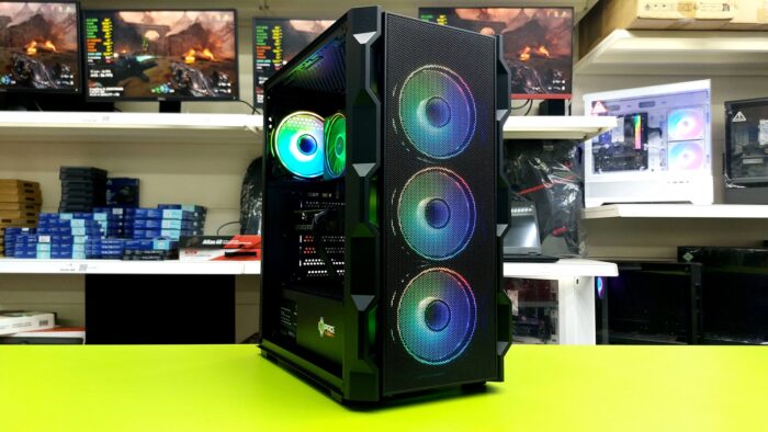 Cit Neo Black 23 (6) Refurbished Custom Gaming / AMD Ryzen 5 5600X 4.40GHz / 16GB RAM / 2TB SSD / Multiple Choice Graphics - Image 1