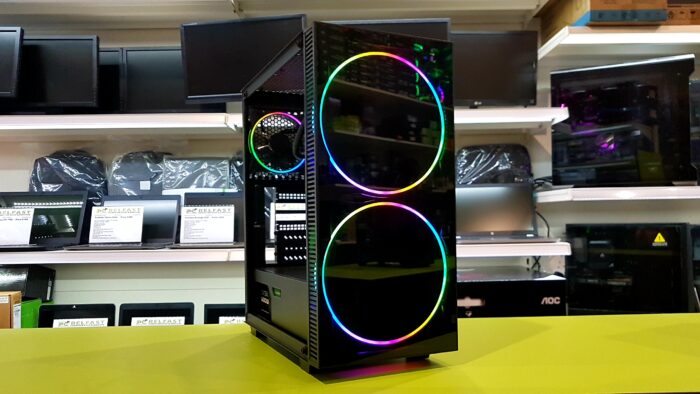 gamemax black hole (2) Custom Gaming PC Gamemax Black Hole / Intel i5 7th Gen 4.20GHz / 16GB RAM / 480GB SSD & 1TB HDD / Multiple Choice Graphics - Image 1