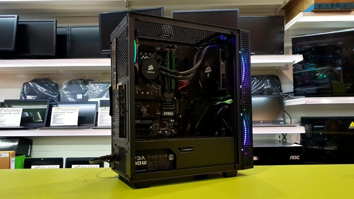 Custom Gaming PC Gamemax Black Hole / Intel i5 7th Gen 4.20GHz / 16GB RAM / 480GB SSD & 1TB HDD / Multiple Choice Graphics - Image 4