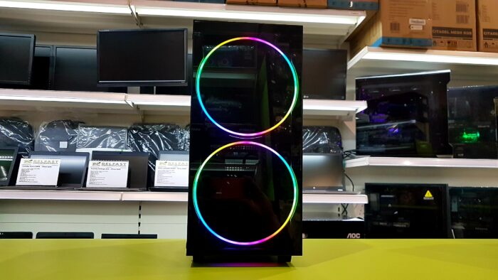 Custom Gaming PC Gamemax Black Hole / Intel i5 7th Gen 4.20GHz / 16GB RAM / 480GB SSD & 1TB HDD / Multiple Choice Graphics - Image 3