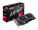 MSI Radeon RX580 8GB OC Gaming Dual Fan GPU