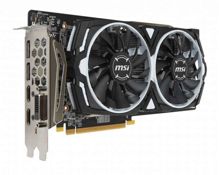 MSI Radeon RX580 8GB OC Gaming Dual Fan GPU - Image 2